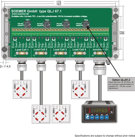 junction box for load sensors|rice lake junction box diagram.